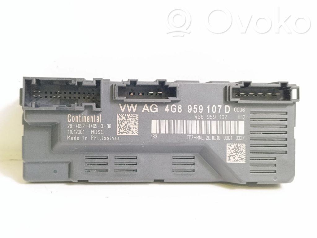 Audi A7 S7 4G Tailgate/trunk control unit/module 