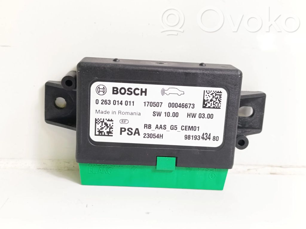 Toyota Proace Parking PDC control unit/module 