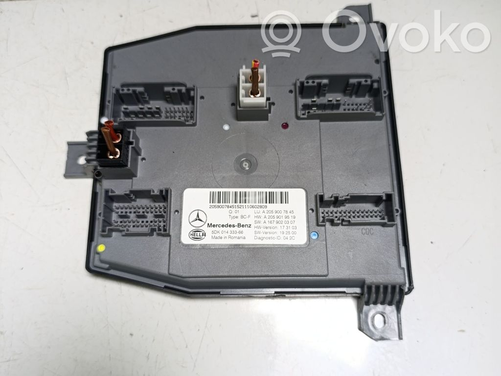 Mercedes-Benz EQC Unidad de control SAM 