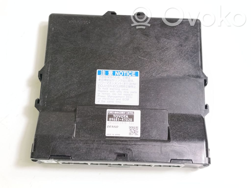 Toyota Prius+ (ZVW40) Other control units/modules 
