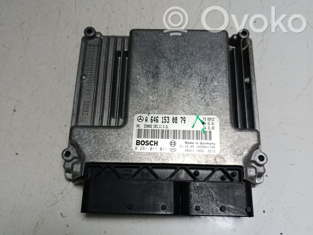 Engine control unit/module   A6461530879,0281011011,1039S01790