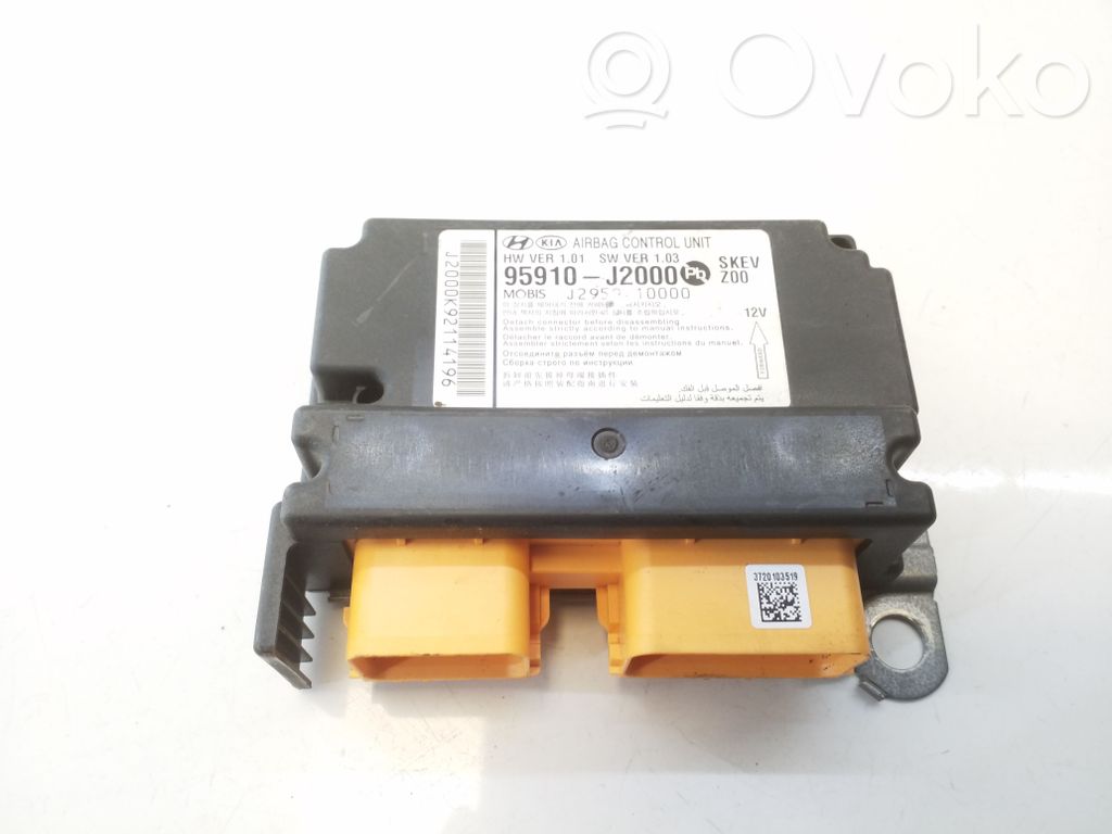 KIA Soul Airbag control unit/module 