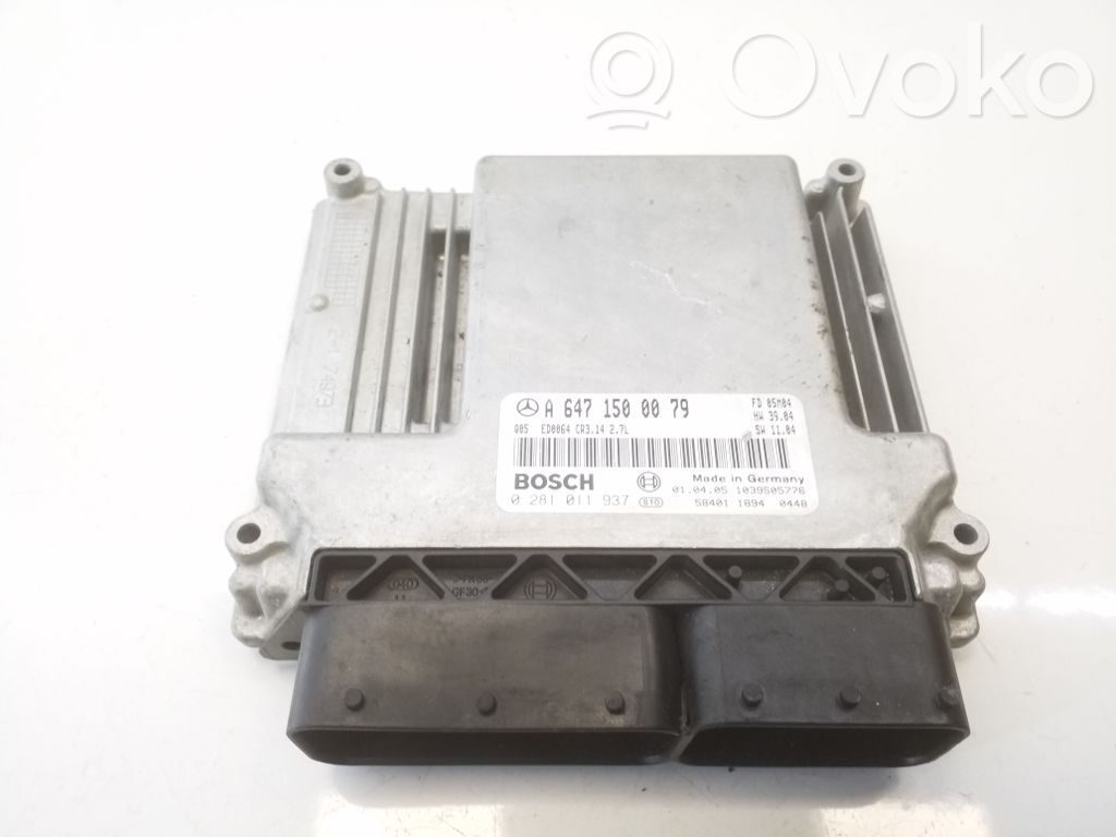 Mercedes-Benz E W211 Engine control unit/module 