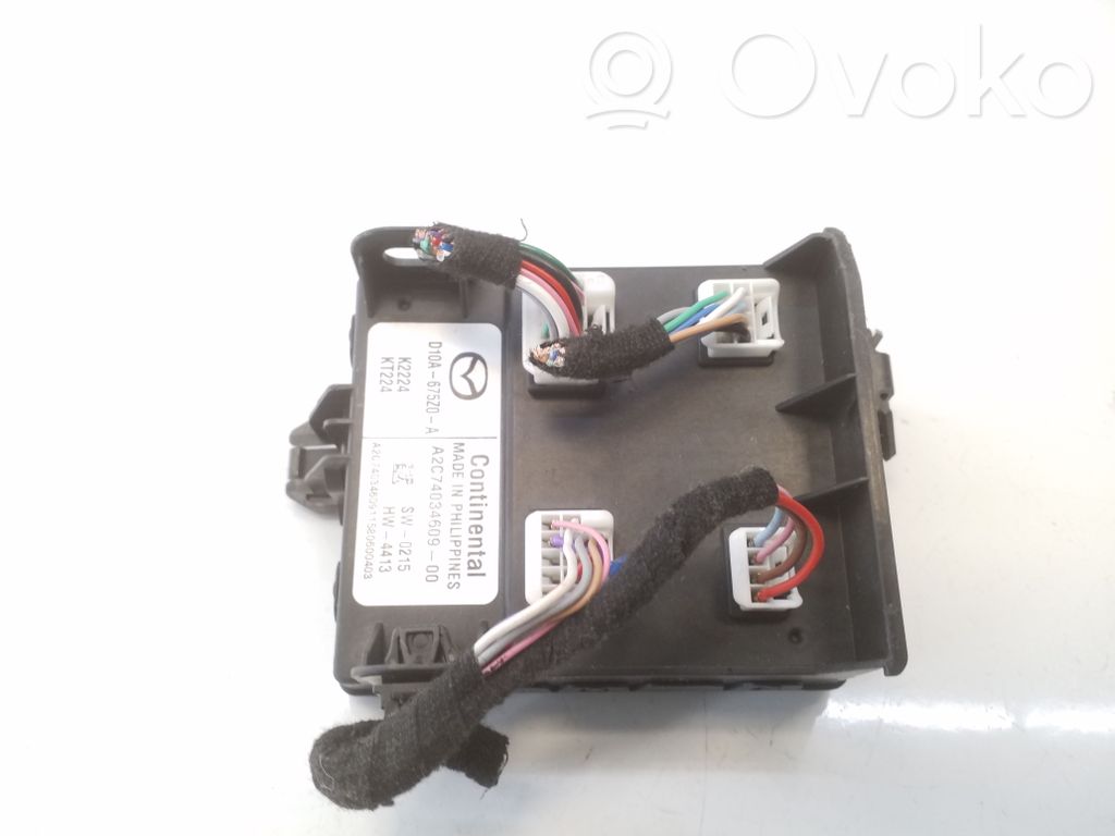 Mazda CX-3 Other control units/modules 