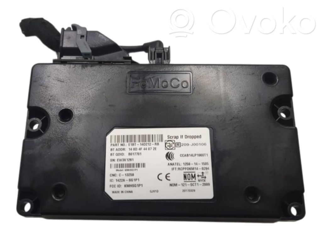 Ford Ecosport Bluetooth control unit module 