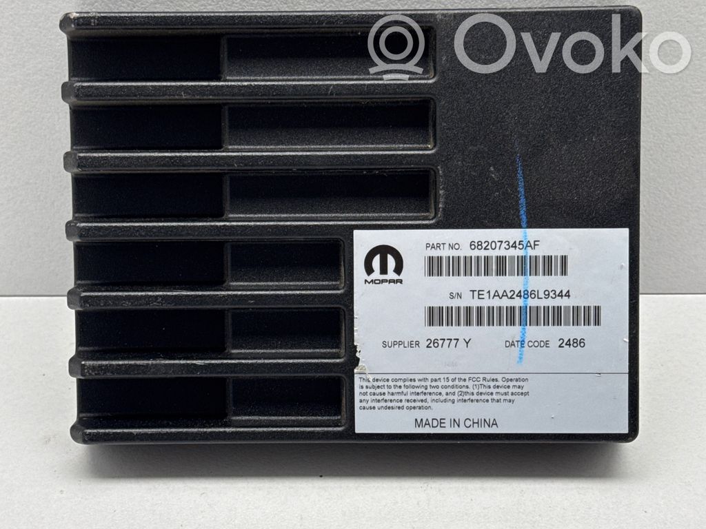 Chrysler Pacifica Sound amplifier 