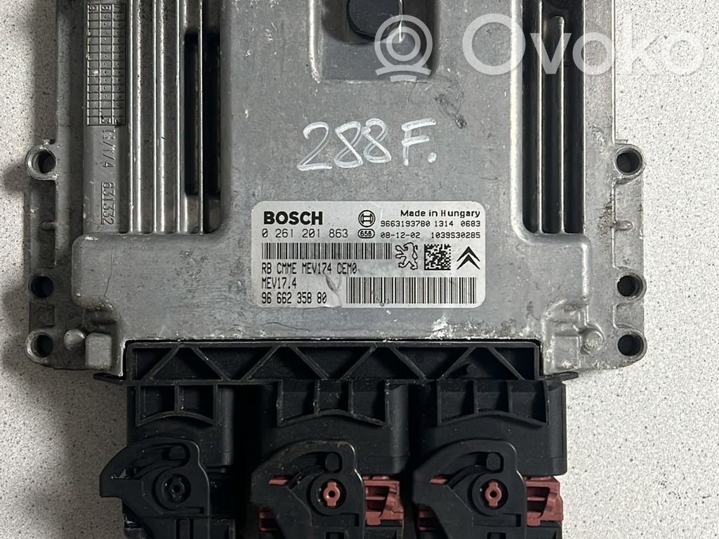 Peugeot 207 Engine control unit/module ECU 