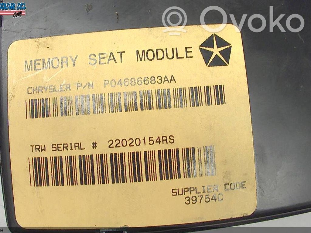 Other control units/modules   4686683AA,59103371