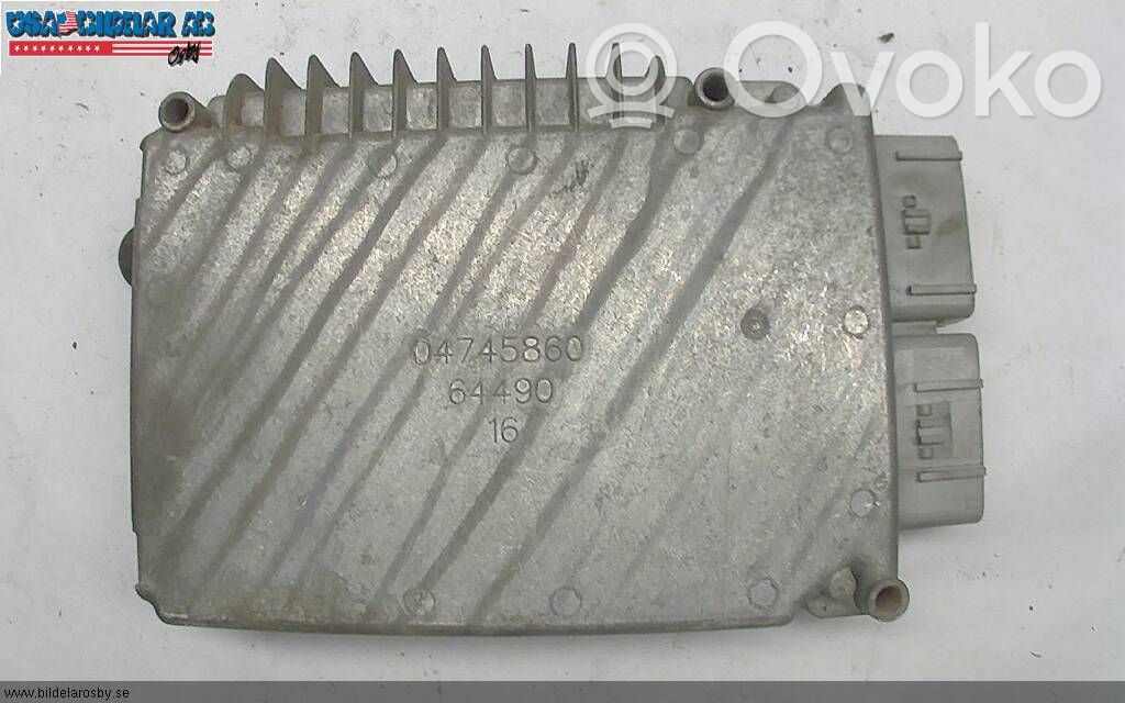 Chrysler Voyager Injection control unit/module 
