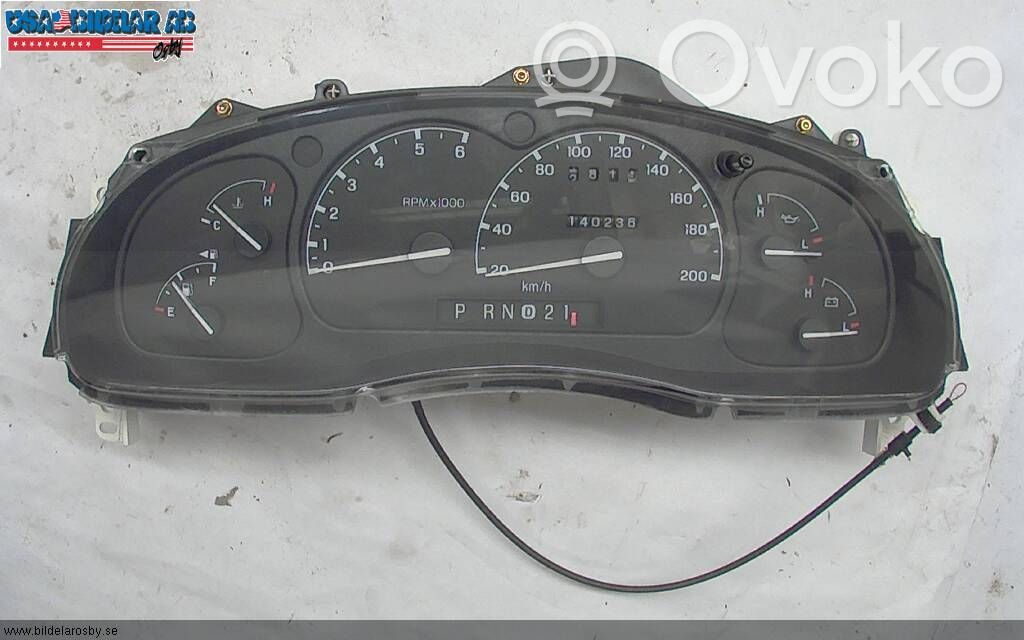 Ford Explorer Spidometrs (instrumentu panelī) 