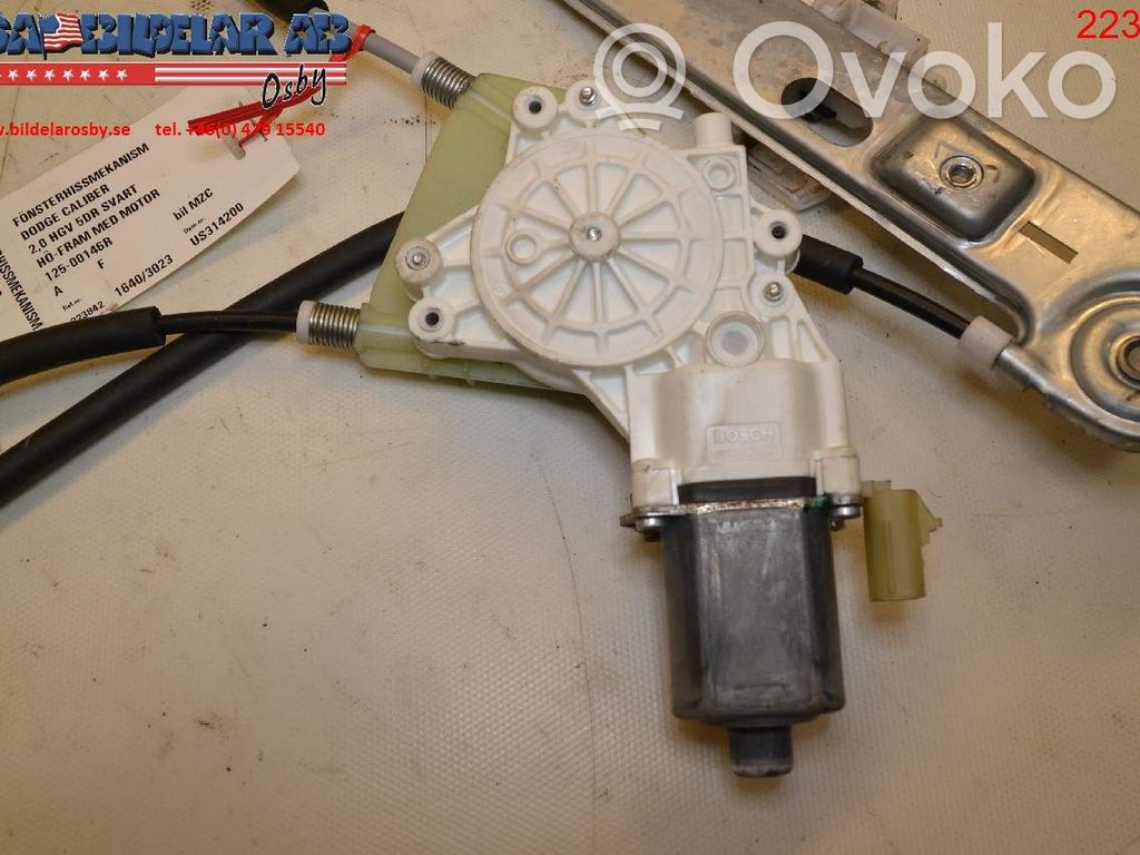 Dodge Caliber Front door window regulator with motor 