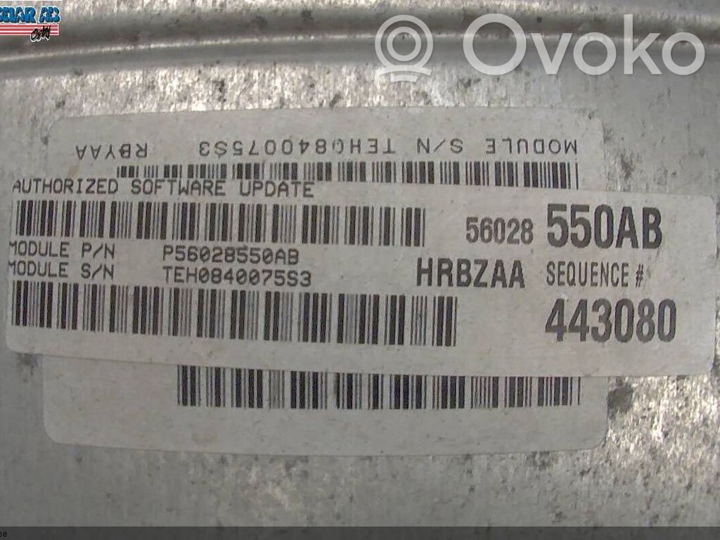 Injection control unit/module   56028550AB,59006667