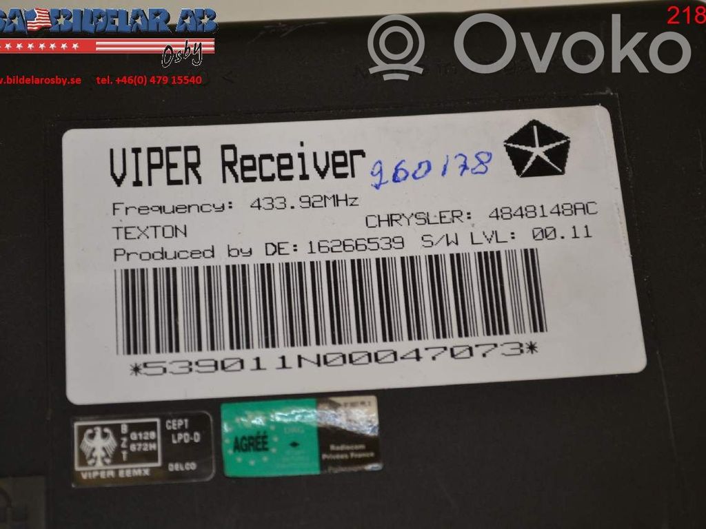 Other control units/modules   4848148AC