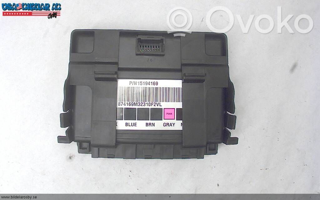 Central body control module   15194169,59101129