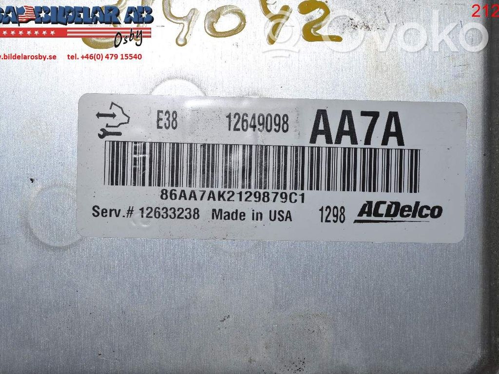 Chevrolet Camaro Injection control unit/module 