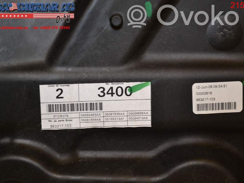 Dodge Journey Macara geam ușă spate cu motor 