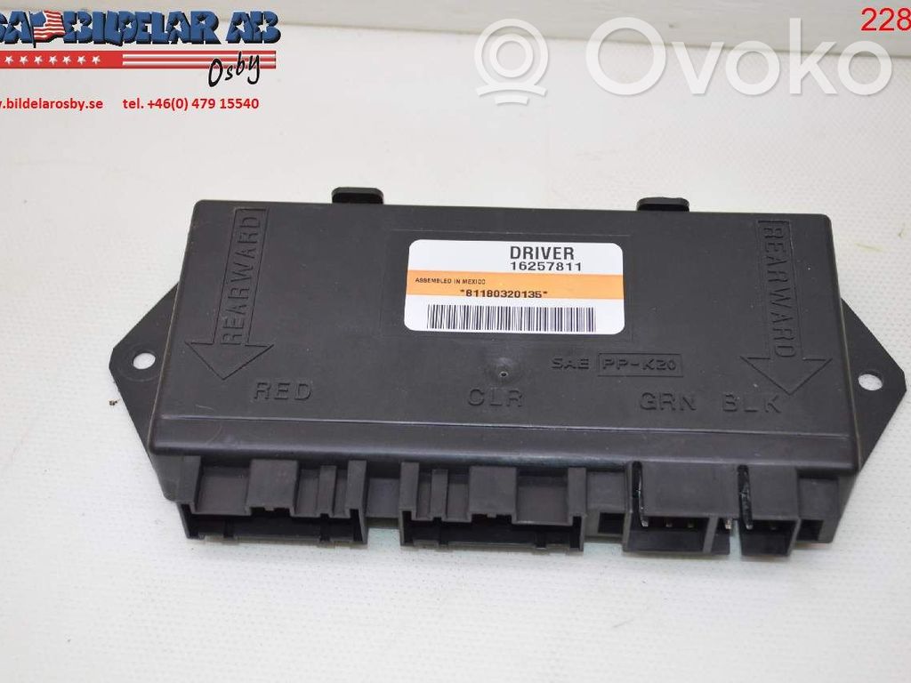 Chevrolet Corvette Door control unit/module 