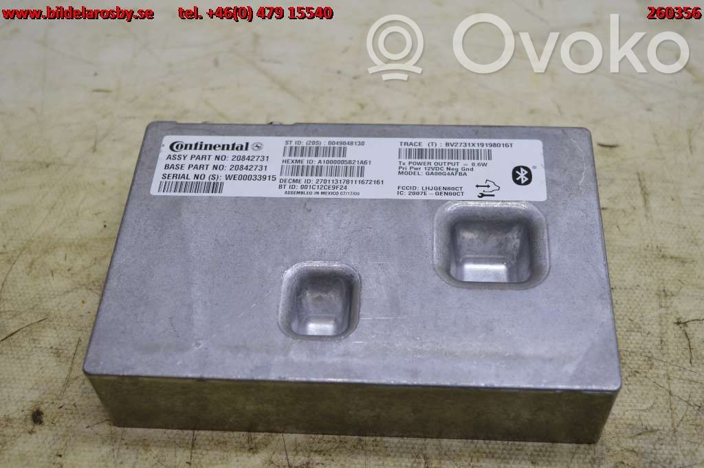 Other control units/modules   59102136,20842731