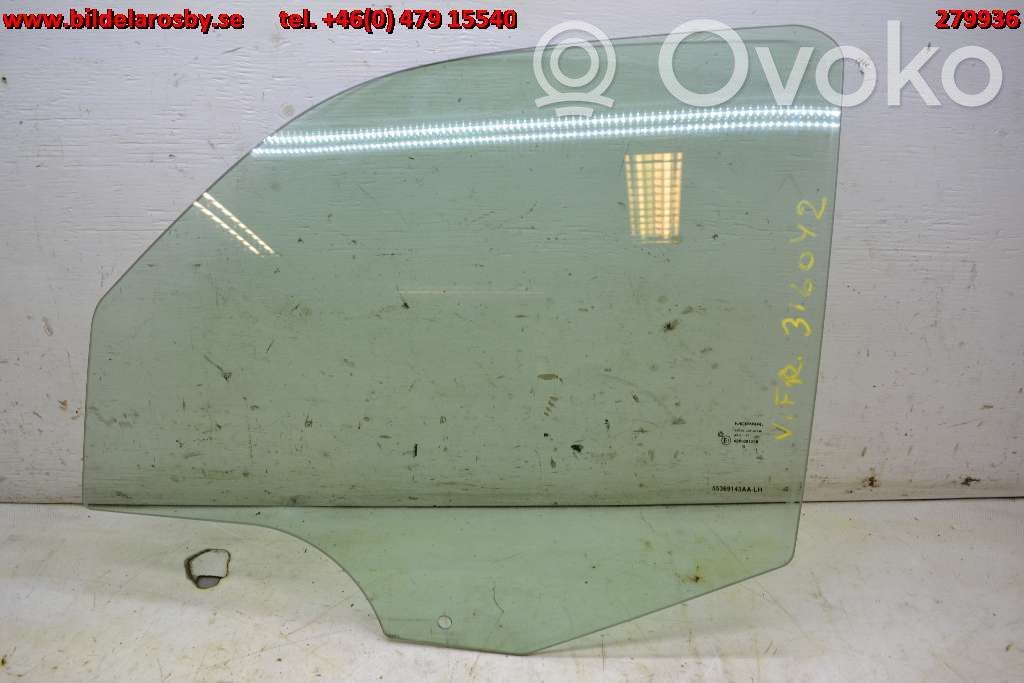 Dodge Nitro Front door window glass four-door 