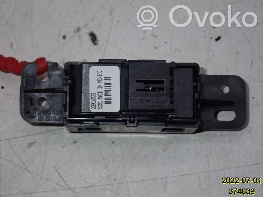Chevrolet Corvette Central locking switch button 