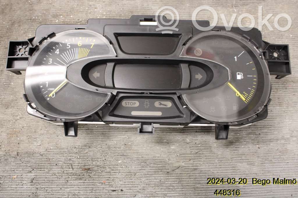 Renault Captur Vitezometru (grup de instrumente) 