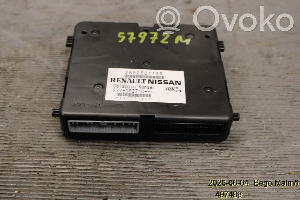Renault Captur II Climate control unit 