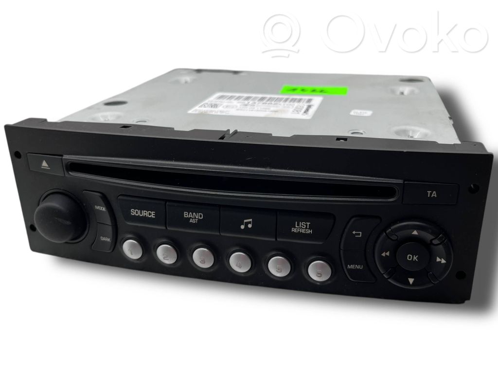 Peugeot 308 Unitate principală radio/CD/DVD/GPS 
