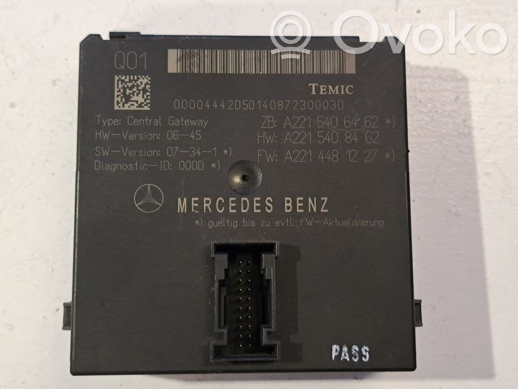 Módulo de control Gateway   A2215406462,A2215408462,A2214481227