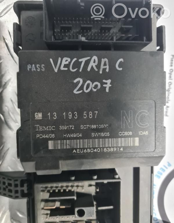 Opel Vectra C Moduł / Sterownik komfortu 