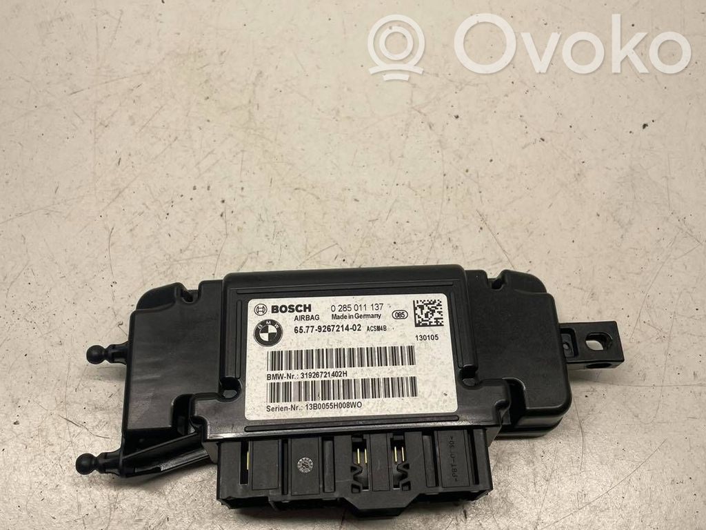 BMW 3 F30 F35 F31 Airbag control unit/module 