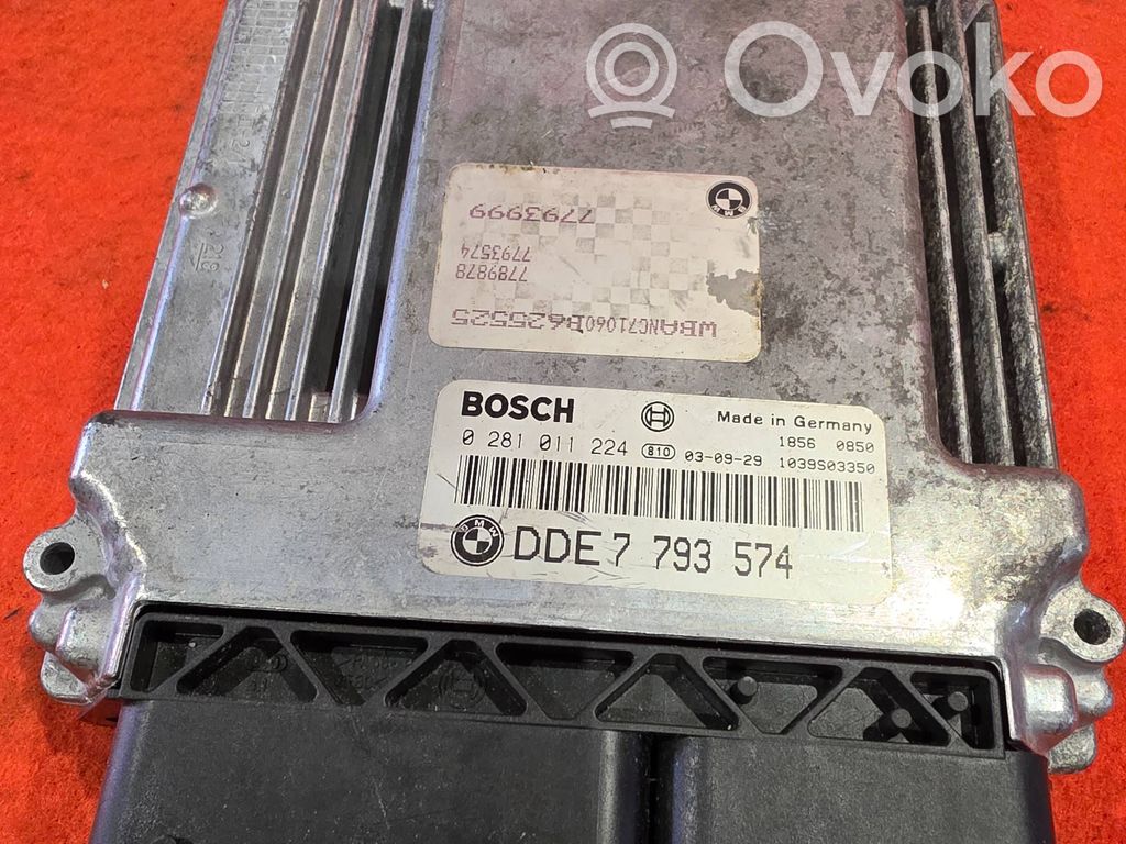 BMW 5 E60 E61 Sterownik / Moduł ECU 