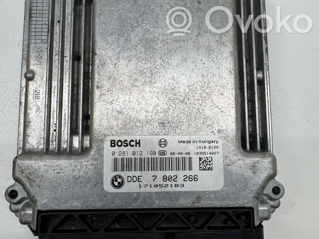 Engine control unit/module   7802266,0281012190