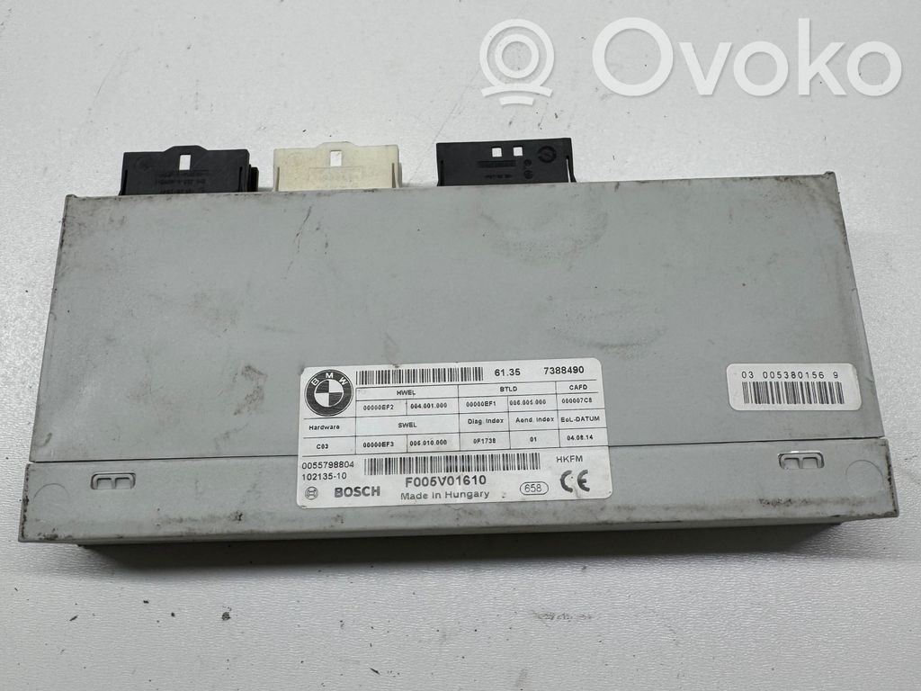 BMW 7 F01 F02 F03 F04 Bagažinės dangčio valdymo blokas 