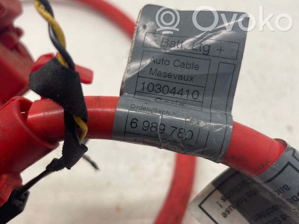 Cable positivo (batería)   6989780,10304410