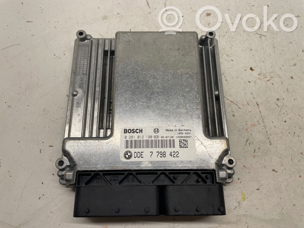 Unidad de control/módulo del motor   7798422,1039S09097,0281012190