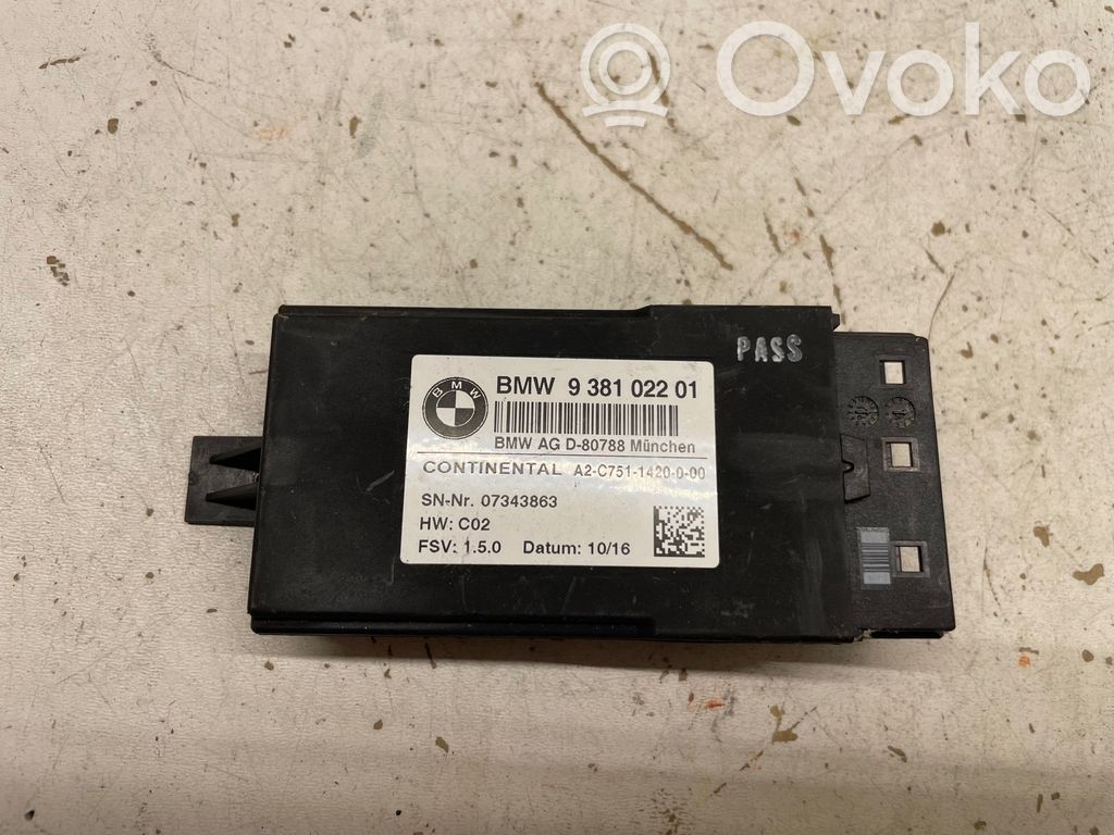BMW 7 G11 G12 Autres unités de commande / modules 