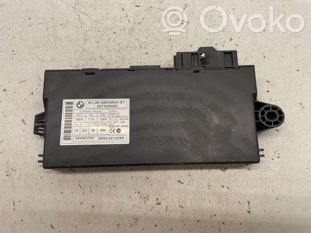 BMW 5 E60 E61 CAS-ohjainlaite/moduuli 