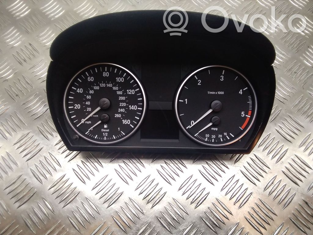 BMW 3 E90 E91 Speedometer (instrument cluster) 