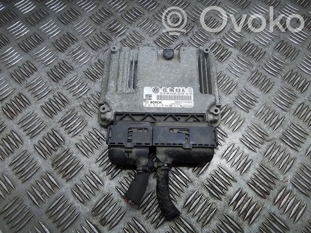 Engine control unit/module   03L906018QL,03L907309AG,0281019116