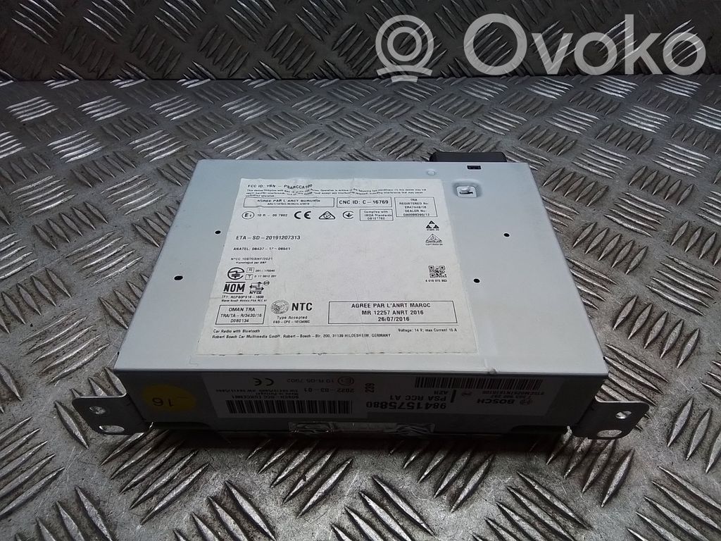 Peugeot 208 II Panel / Radioodtwarzacz CD/DVD/GPS 