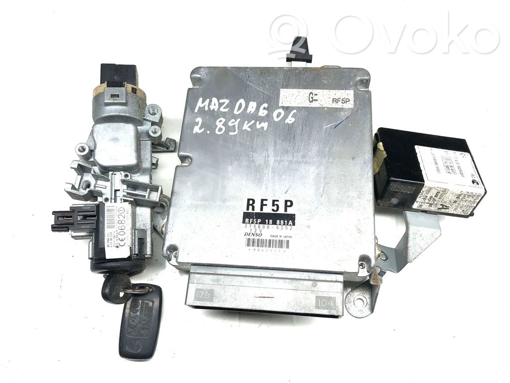 Mazda 6 Komputer / Sterownik ECU i komplet kluczy 