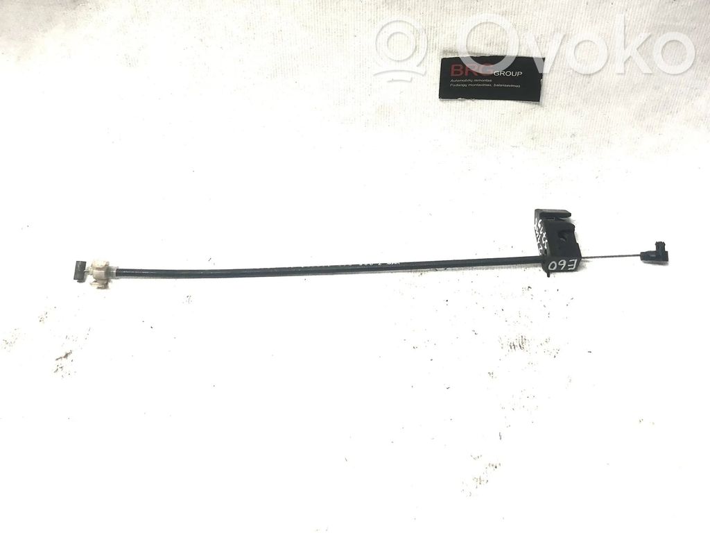 BMW 5 E60 E61 Cablu încuietoare capotă motor 