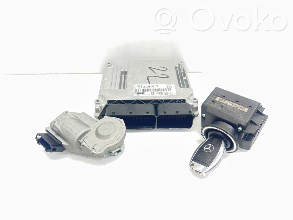 Mercedes-Benz CLK A209 C209 Engine ECU kit and lock set 