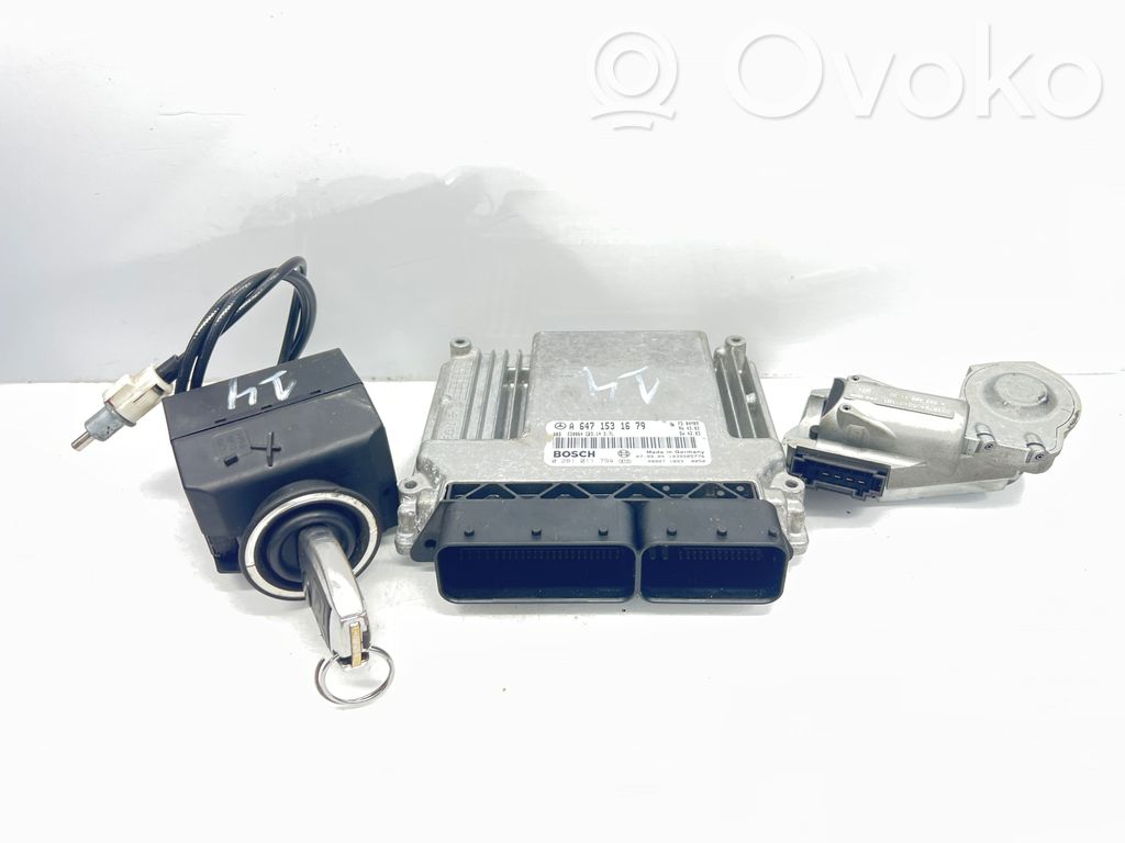 Mercedes-Benz E W211 Engine ECU kit and lock set 