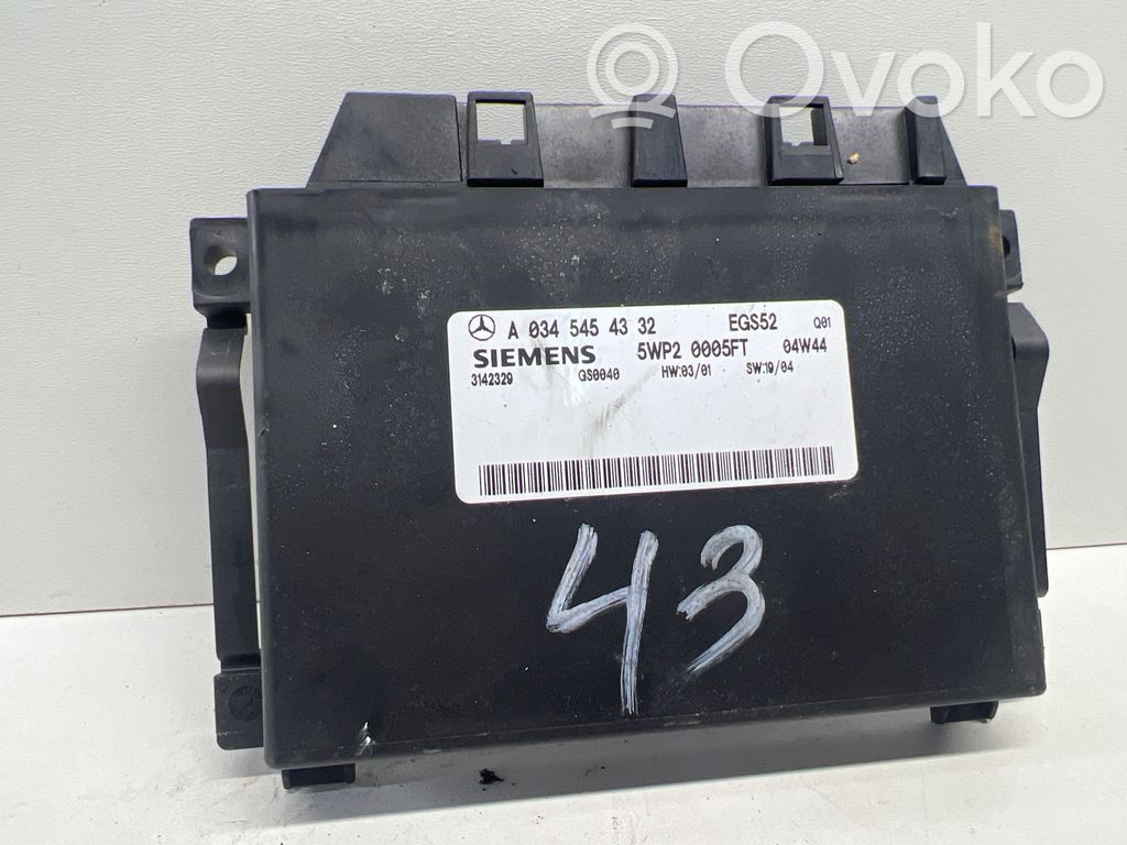 Mercedes-Benz C W203 Unitate/modul de control cutie de viteze 