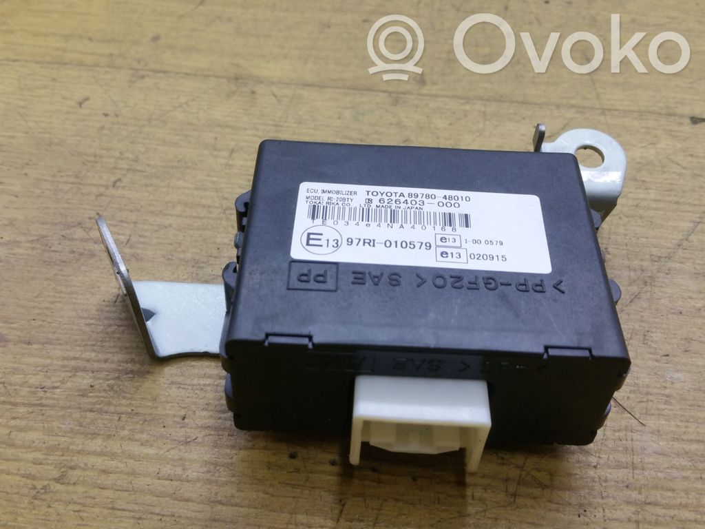 Lexus RX 300 Immobilizer control unit/module 