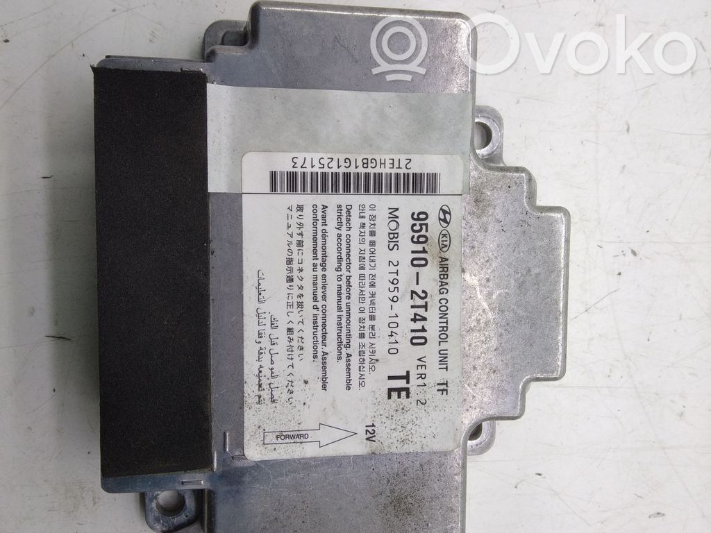 KIA Optima Airbag control unit/module 