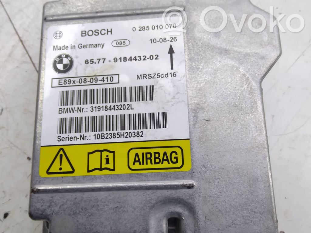 Turvatyynyn ohjainlaite/moduuli   0285010070,6577918443202
