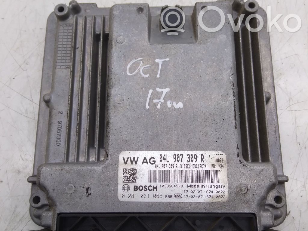 Engine control unit/module   04L907309R,0281031066