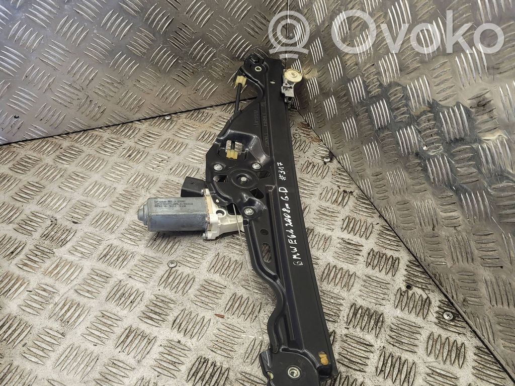 BMW 5 E60 E61 Rear door window regulator with motor 